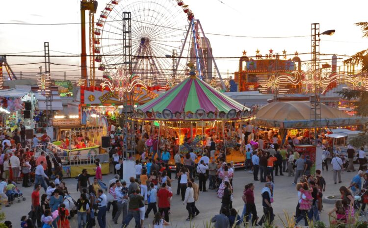  La primera tarde de feria en Granada comienza con ambiente familiar… Y agua