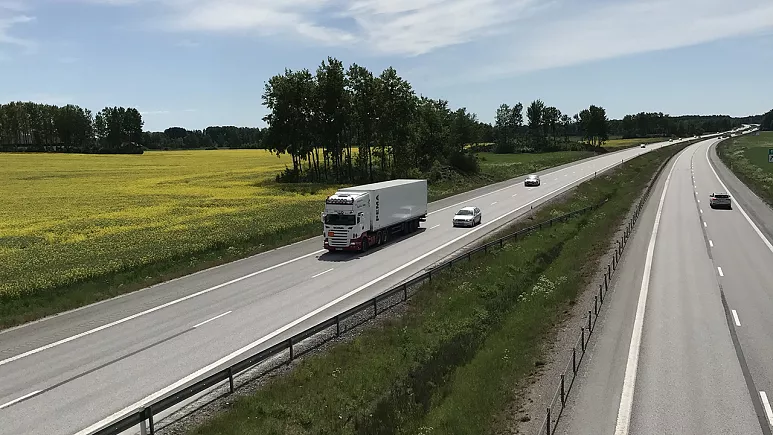 Suecia construye la primera carretera