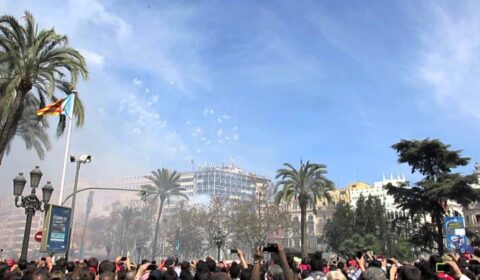 Mascletá 8 de Marzo de 2025  Pirotecnia Nadal Martí de L’Olleria, día de la Mujer Trabajadora