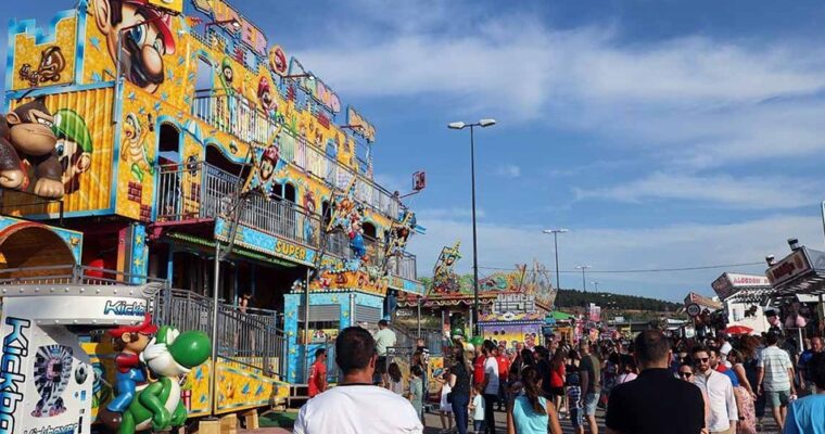 La feria de atracciones de San José en Burgos  abrió el domingo