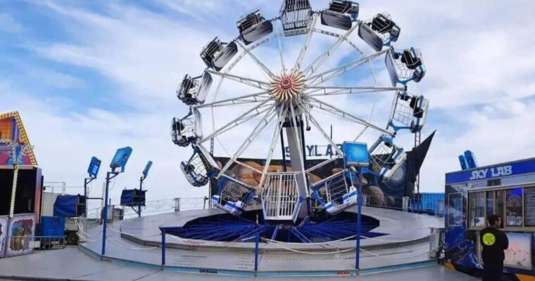 Las atracciones extremas protagonizan la feria de Valladolid