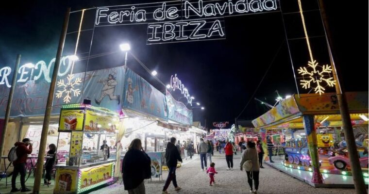 La Feria de Atracciones de Navidad de Ibiza volverá al aparcamiento de sa Joveria y se inaugurará la próxima semana