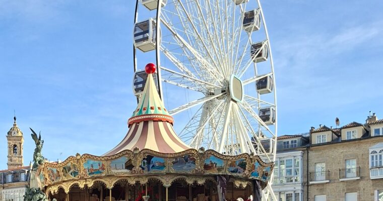 Vitoria – Gasteiz,  sin barracas en San Prudencio ni Semana Santa por la noria de Navidad: «Hay un agravio comparativo»